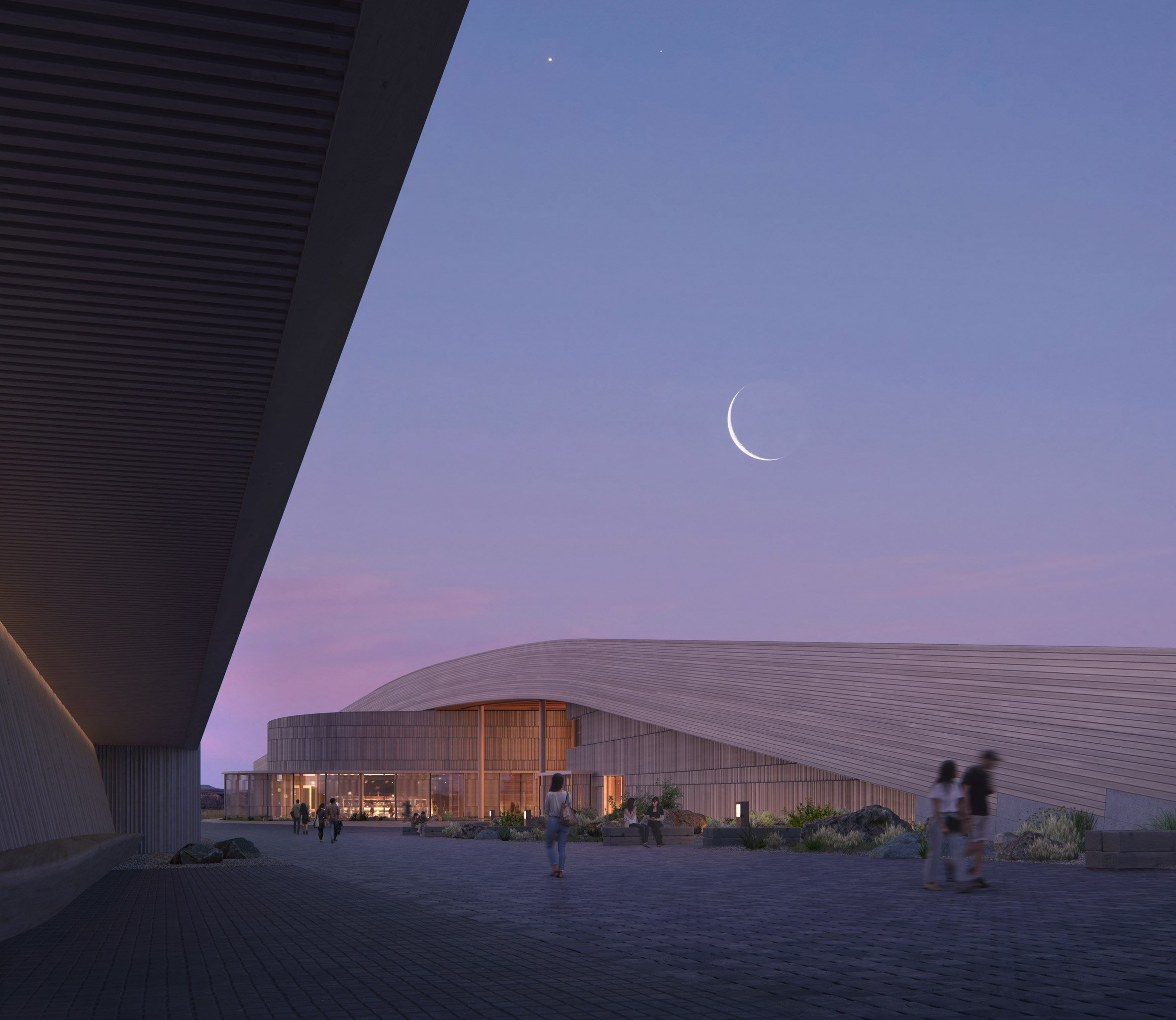 Theodore Roosevelt Presidential Library by Snøhetta rises out of North Dakota landscape-27