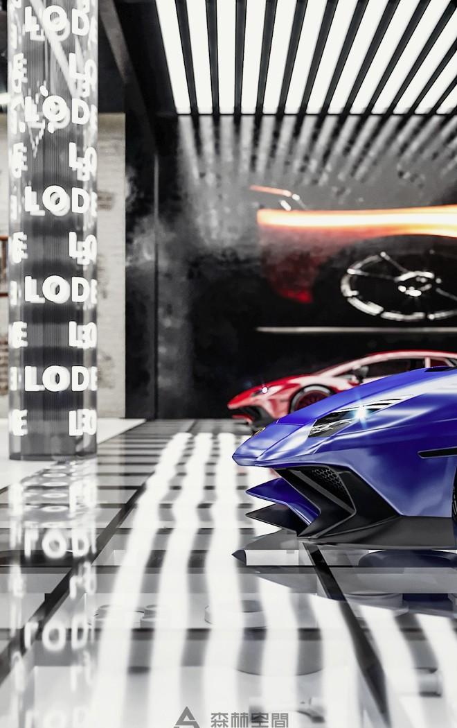 
上海 ‖ 兰博基尼展厅 ‖森林空间 -4