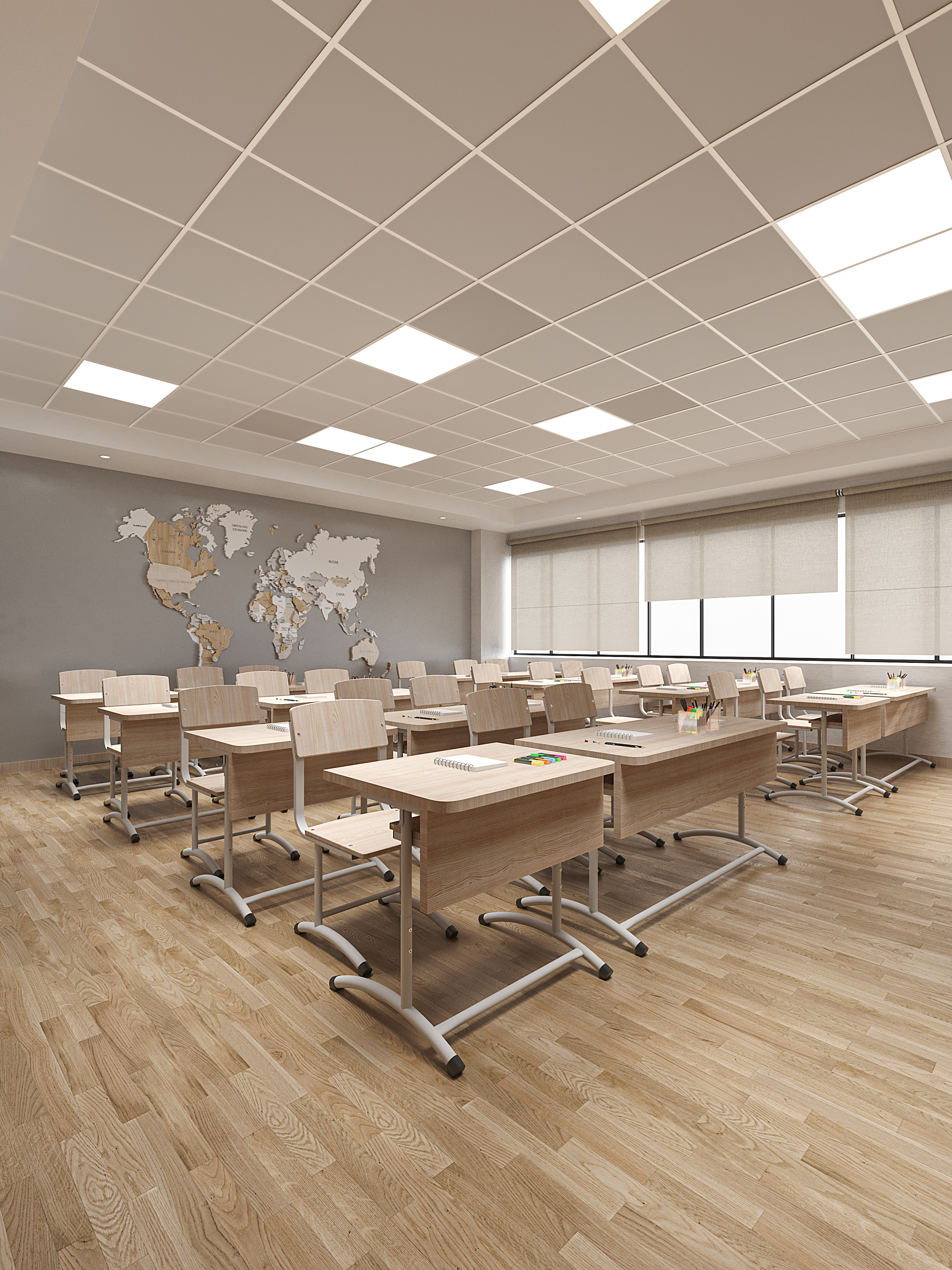 现代小学 学校室内设计丨沙特阿拉伯-50