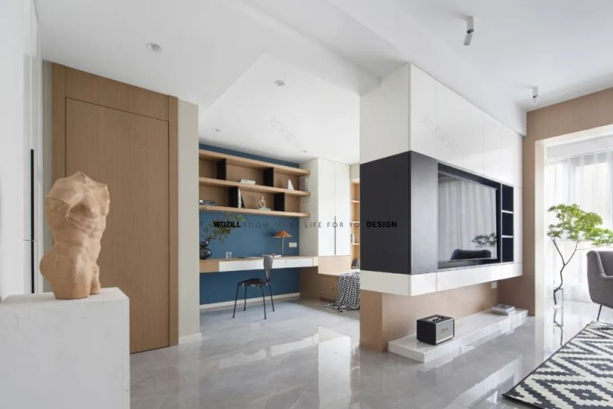 海之气息 | 长沙 100㎡私宅设计-28