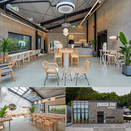 光点勾勒的 30 平米现代简约咖啡厅-1