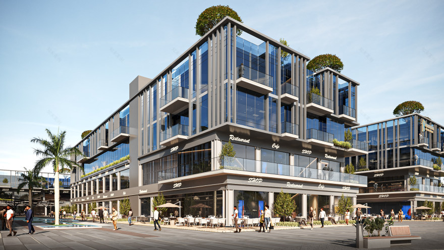 panorma blue mall(全景蓝色购物中心)丨Hafez Consultants-9