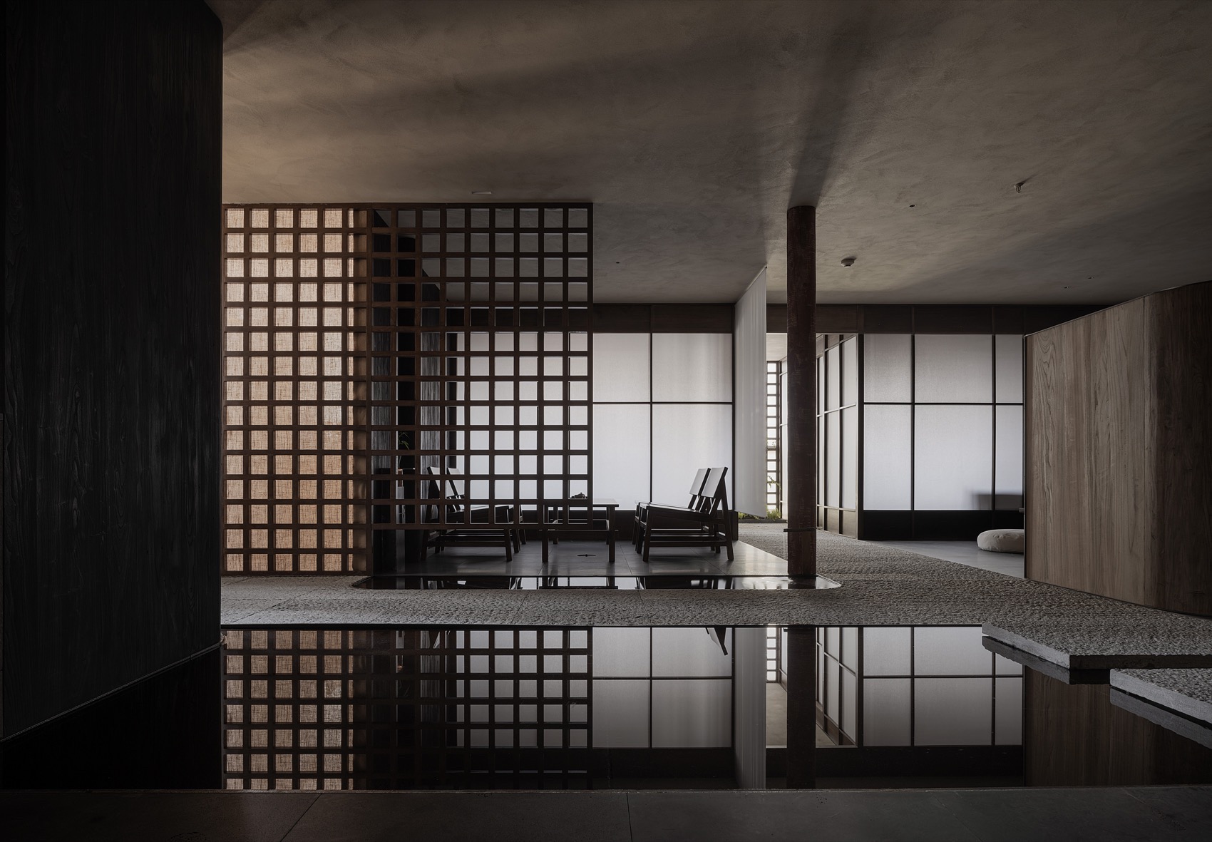 内观山河·岚洱茶事丨中国西安丨仝屿建筑空间设计-37