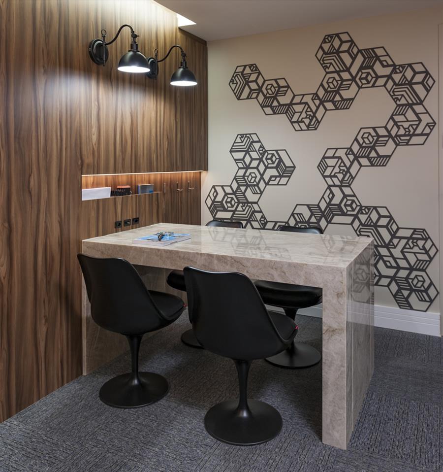 绿色工作大道 · MIS Arquitetura 的木质现代办公室设计-7