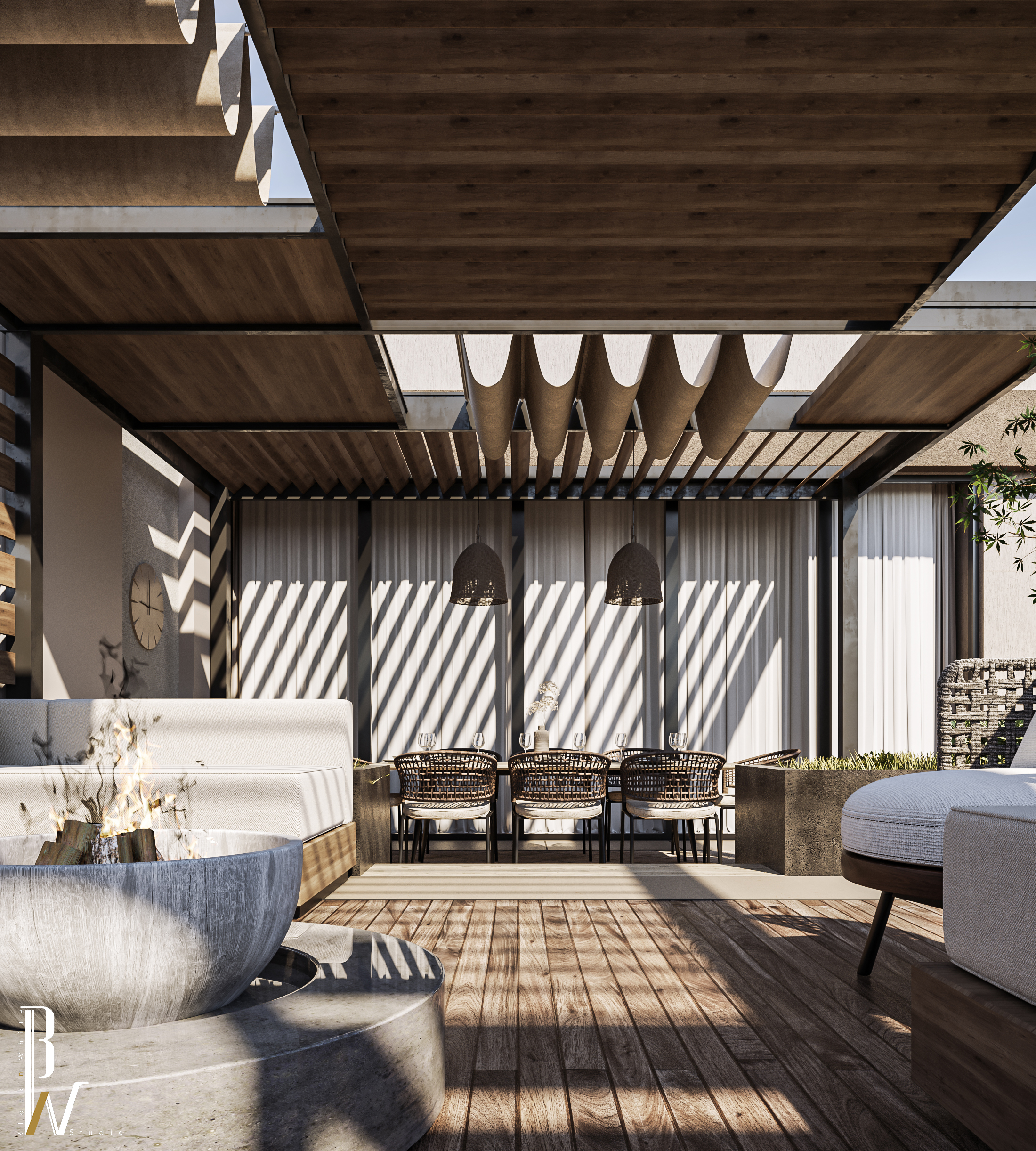 屋顶设计丨Black N White-21