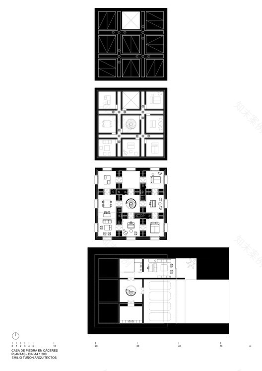 西班牙 Cáceres 石英岩与花岗岩打造的温暖家居-8