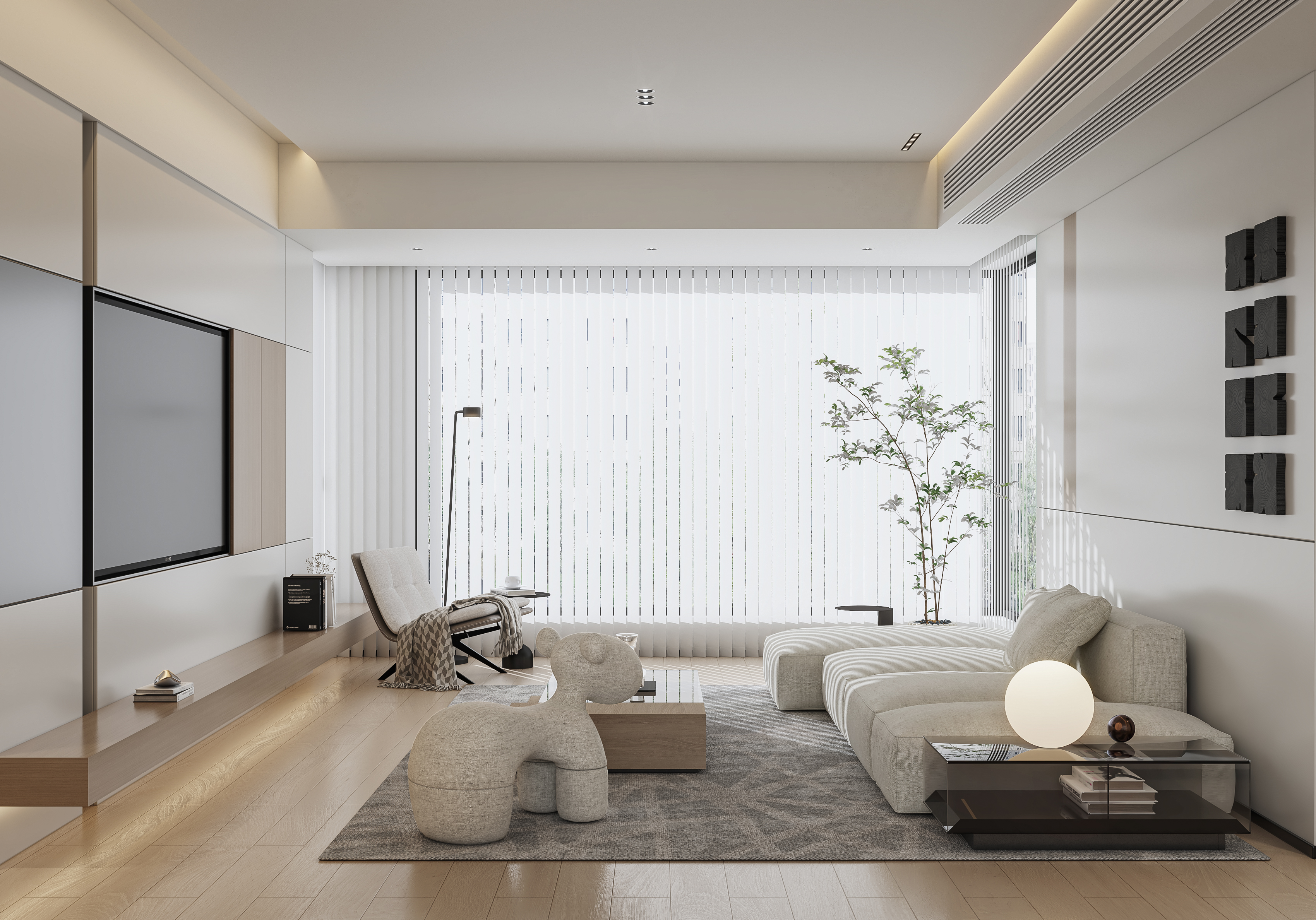 碧桂园现代简约风室内设计丨成都彭州云墨设计工作室-7