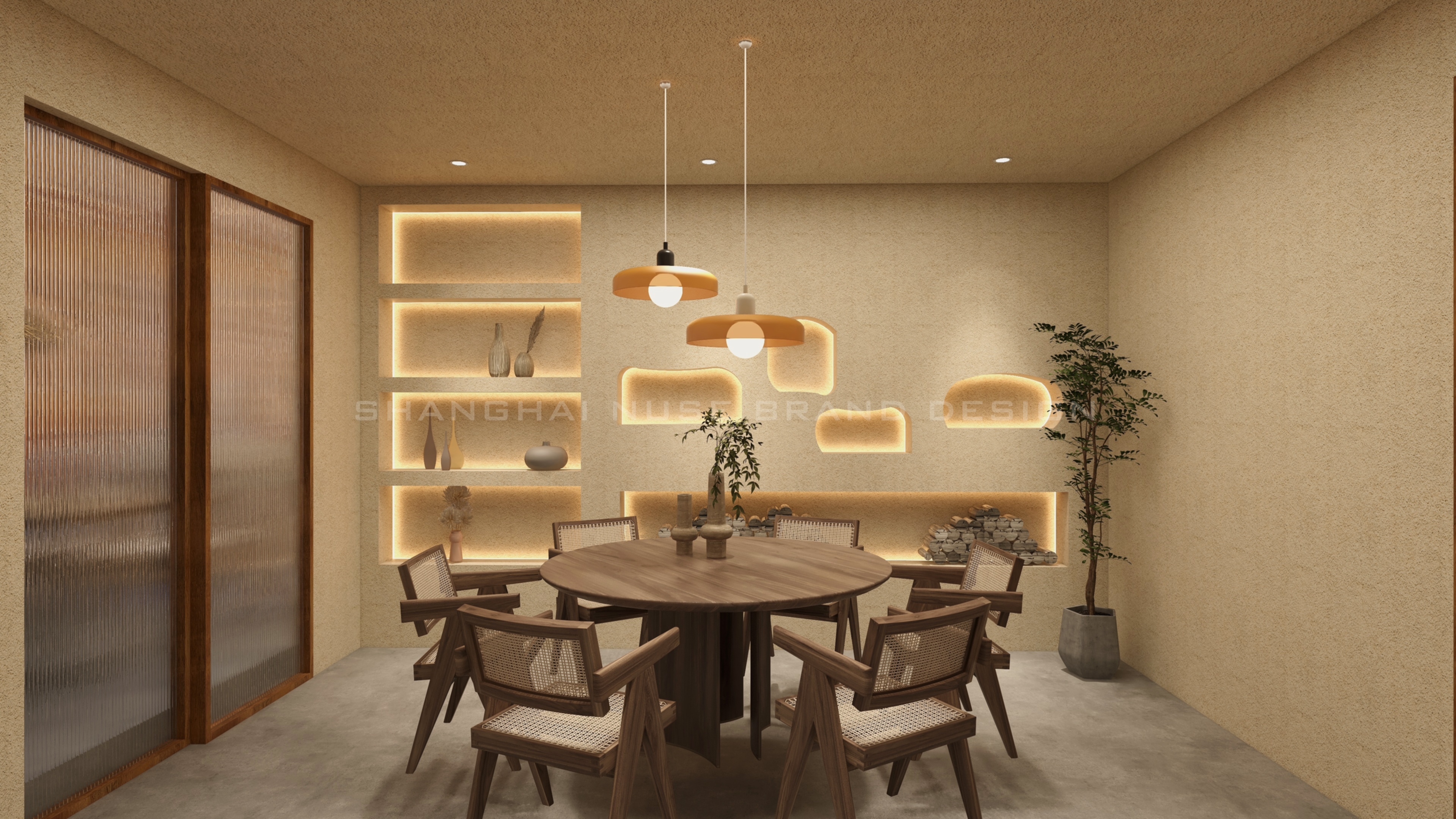 治愈系乡野烤肉空间丨木村空间设计有限公司-57