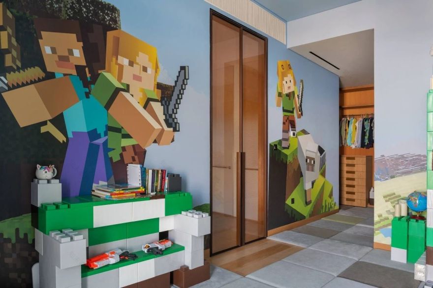 现代美学波西米亚风住宅室内实景图-45