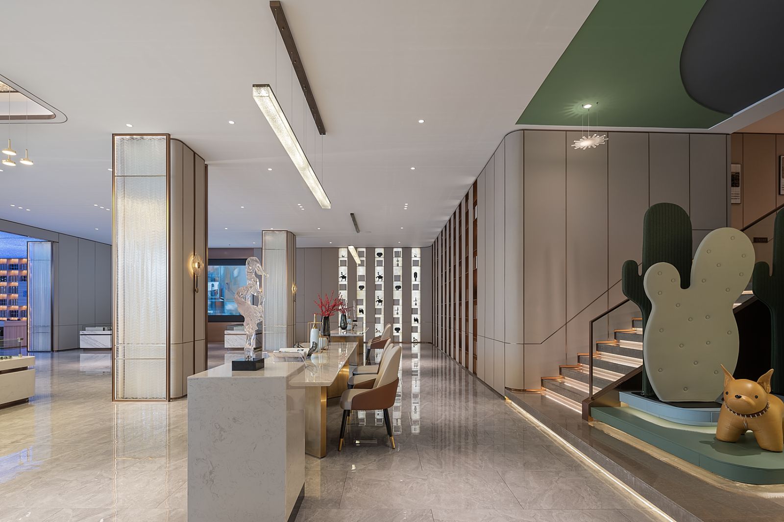 清新雅致售楼部丨中国驻马店丨运成设计-5