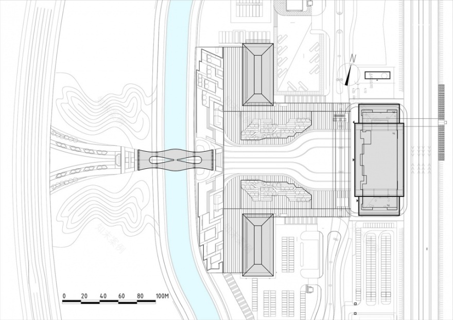 扬州市宝应高铁站人行桥(荷叶桥)丨中国扬州丨南大院张冰土木方工作室-40