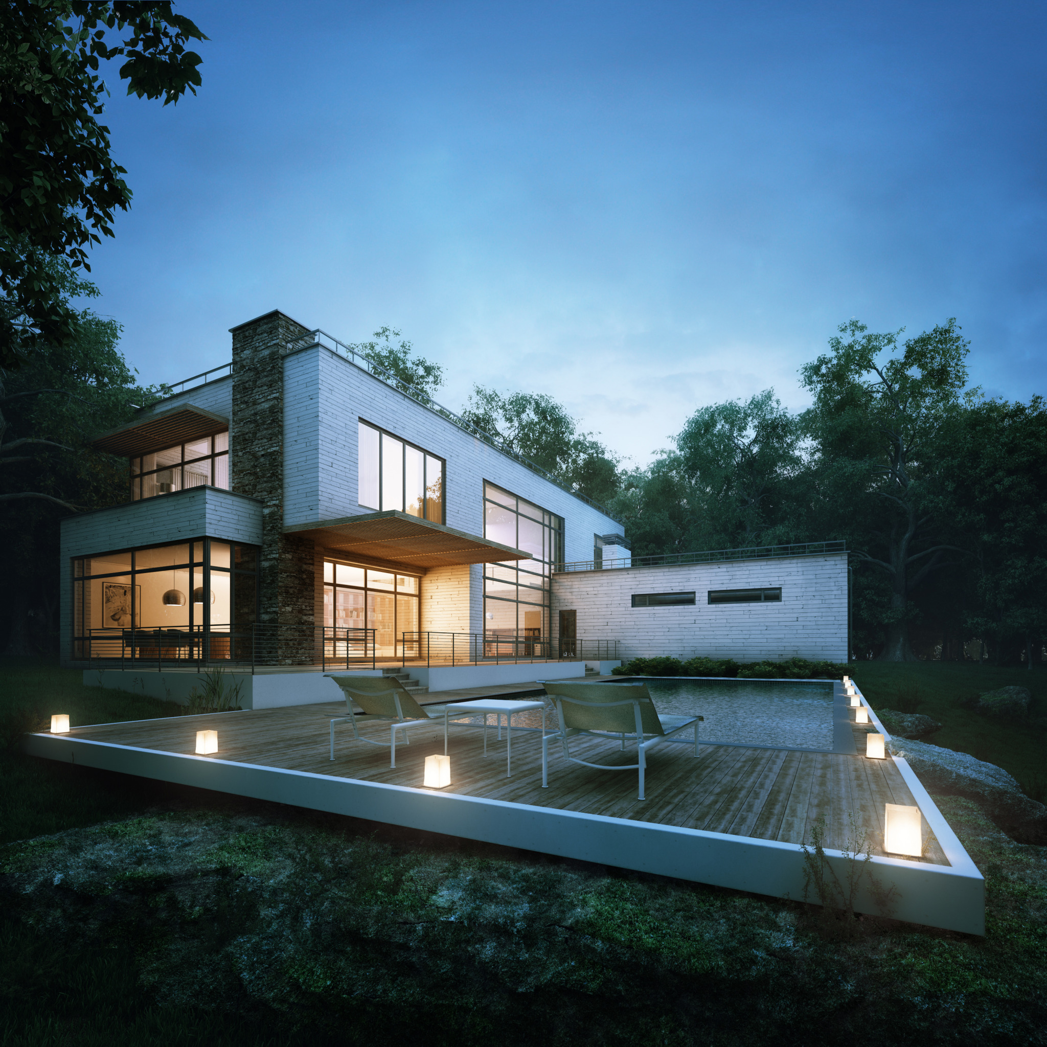 私人住宅设计概念展示，创新室内空间-0