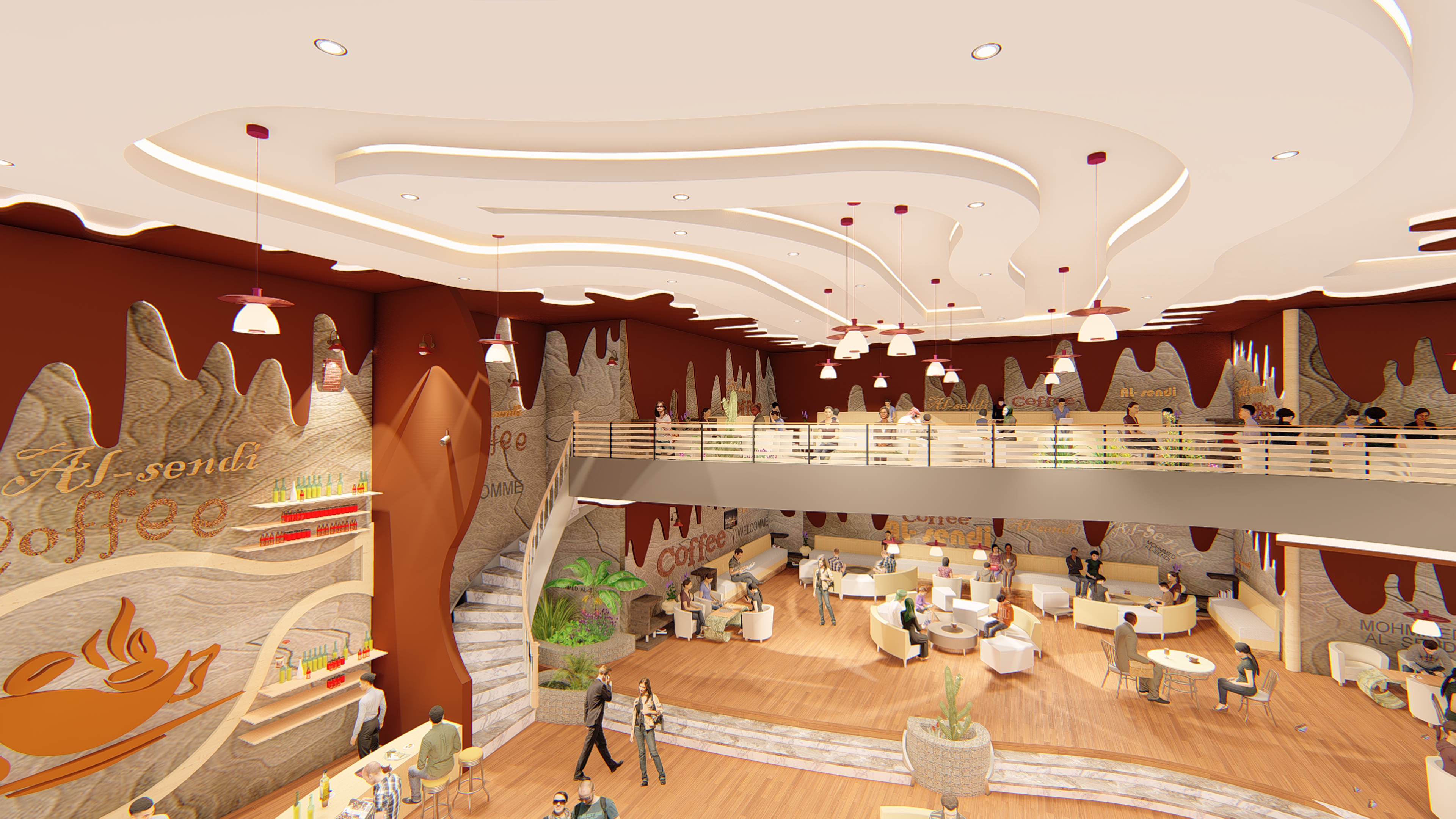 تصميم Coffee shop-18