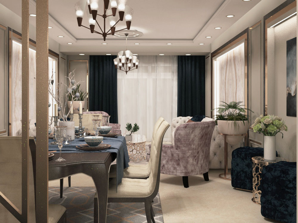 Reception/Open Kitchen+Living Area (Alexandria, Egypt)-4