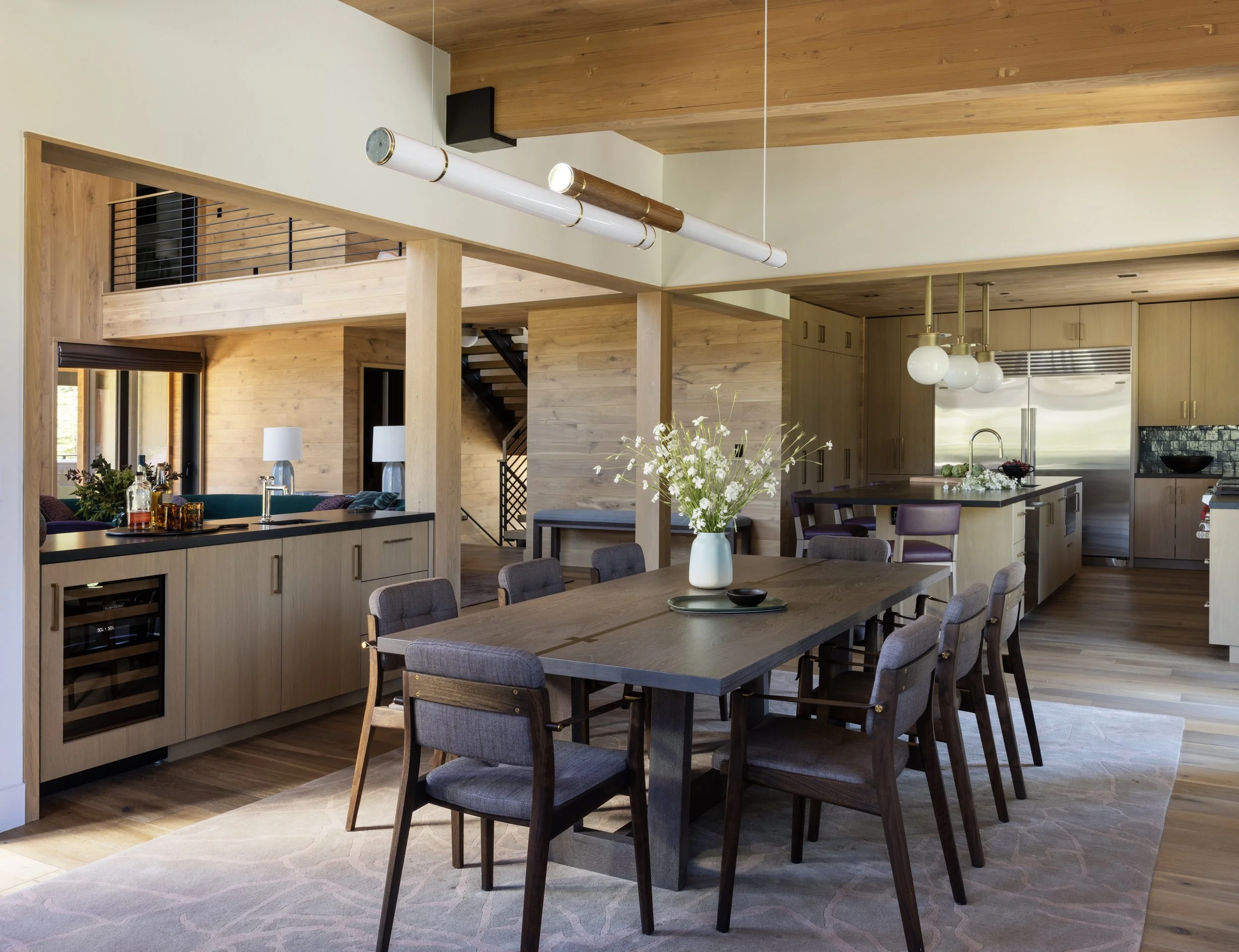 现代滑雪木屋丨Ann Lowengart Interiors-24