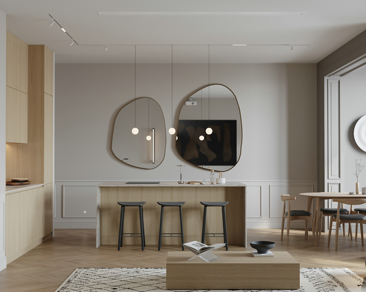 原木风住宅设计 精致独特的高级感！-4