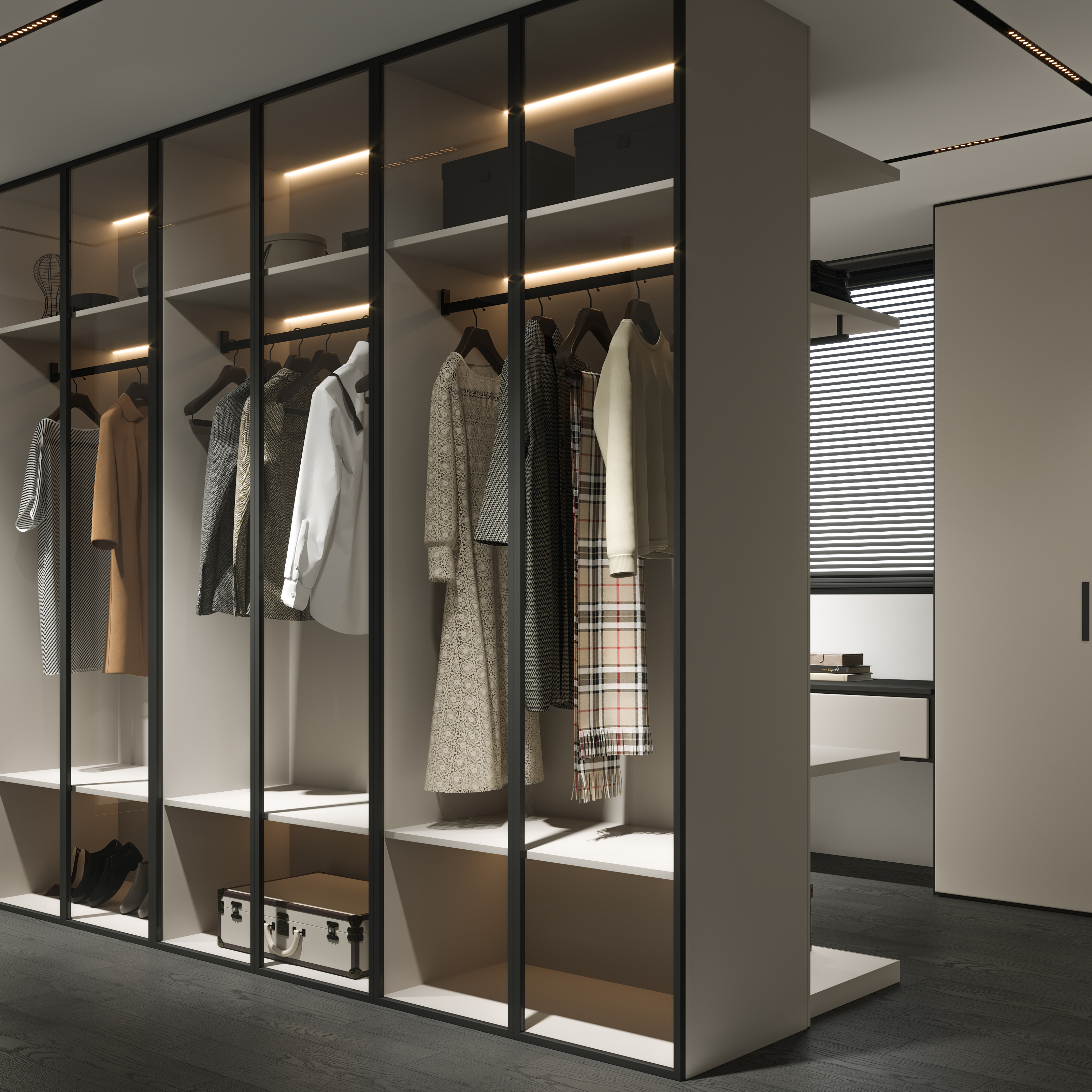 现代简约平层空间丨左舍-57