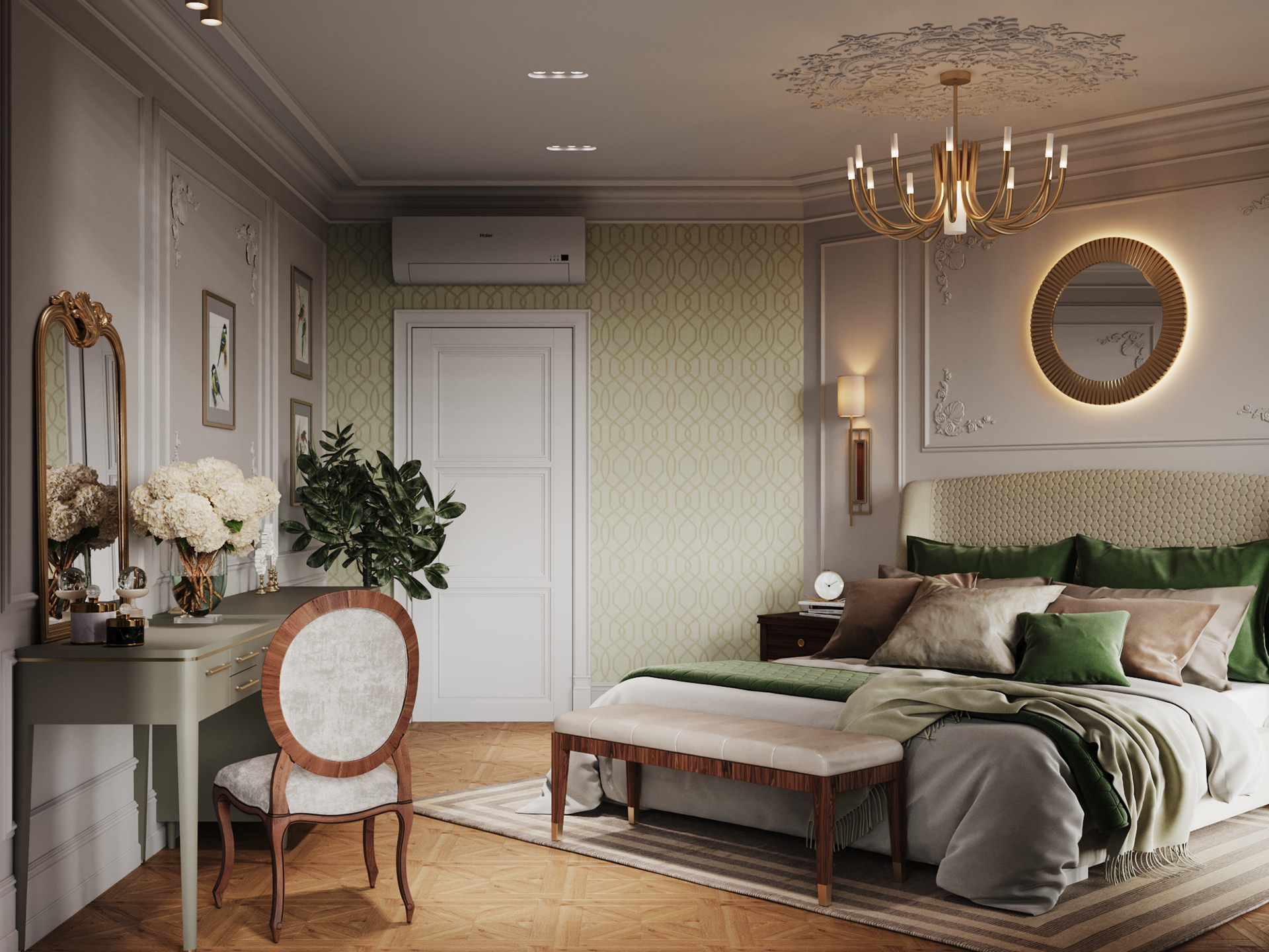 90平米海滨三居室公寓设计项目丨俄罗斯加里宁格勒丨娜塔莉亚·兹马钦斯卡娅工作室-46