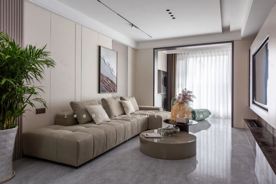 十里桃源舒适三室住宅设计丨上舍设计-18