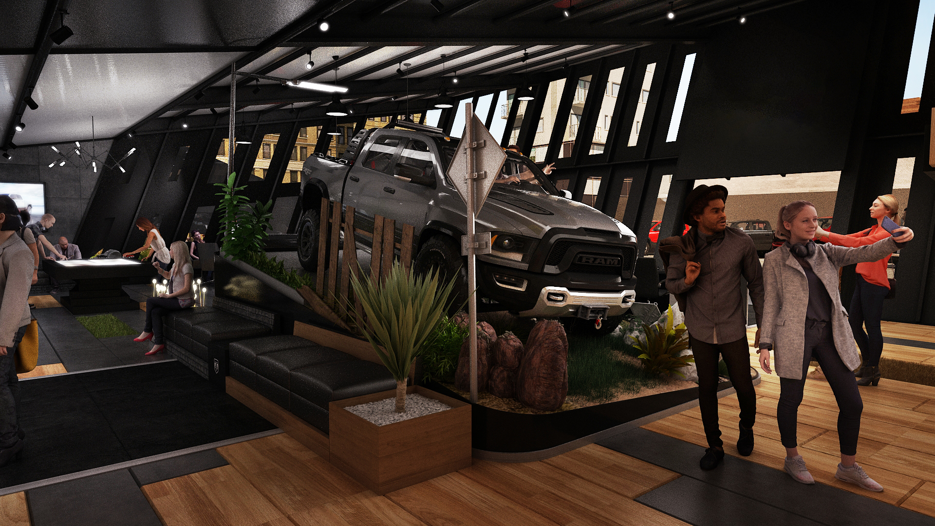 Flagship Dodge Ram - Espaço Construído-13