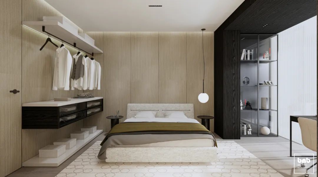 当代别墅空间设计丨本白设计-113