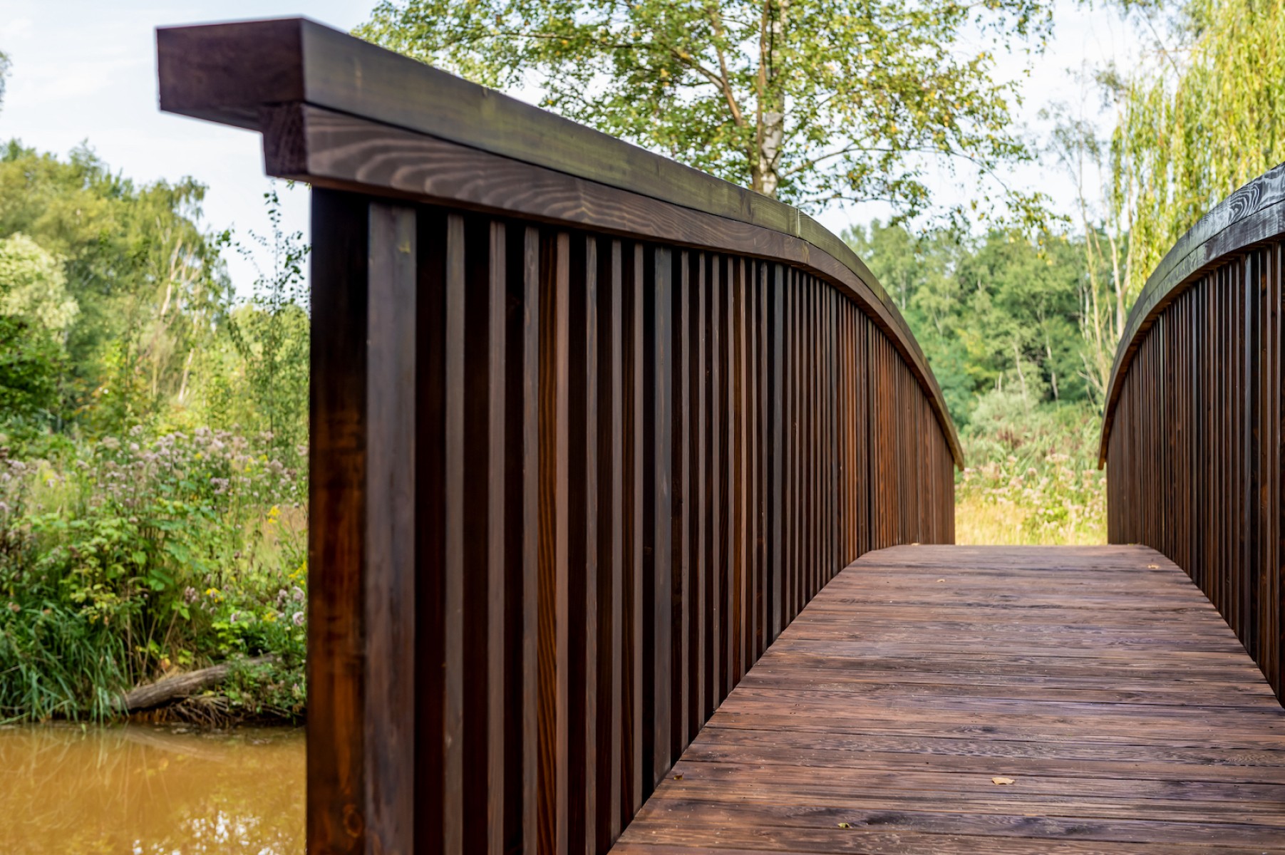 比托姆市亚当·密茨凯维奇公园木桥及栈桥修复丨波兰比托姆-13