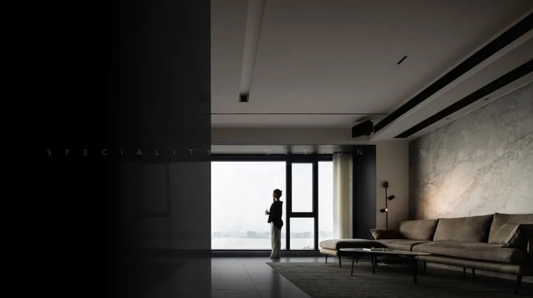 暗色调现代家居,尽享太湖美景丨中国苏州丨室研设计-29