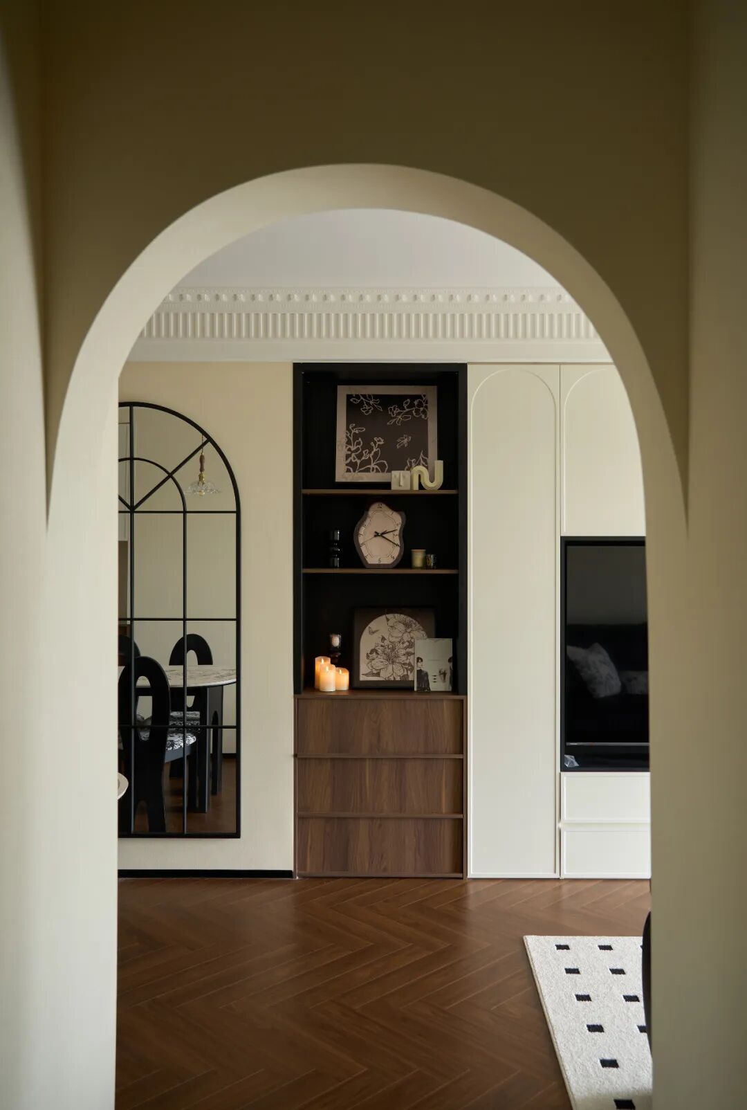 宝安·和荣西湾I76m²复古美拉德风，岛台、衣帽间、浴缸样样俱全-33