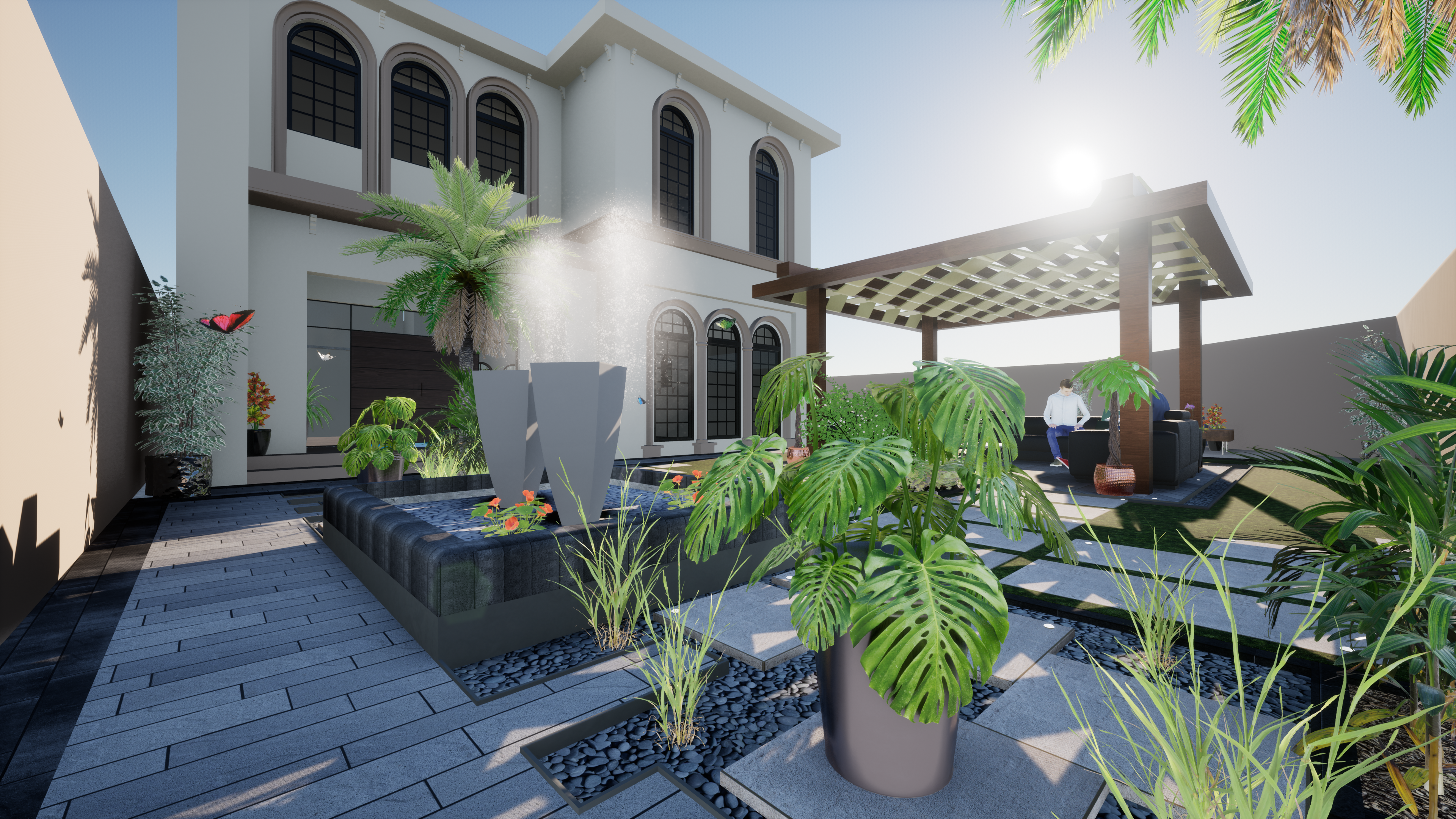 Mr.Mustafa building + landscape design-Dubai -2021-12