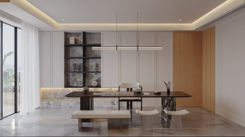 贵阳恒大新世界 800 平米别墅中式风格设计丨中国贵阳丨贵州諾克设计有限公司-31