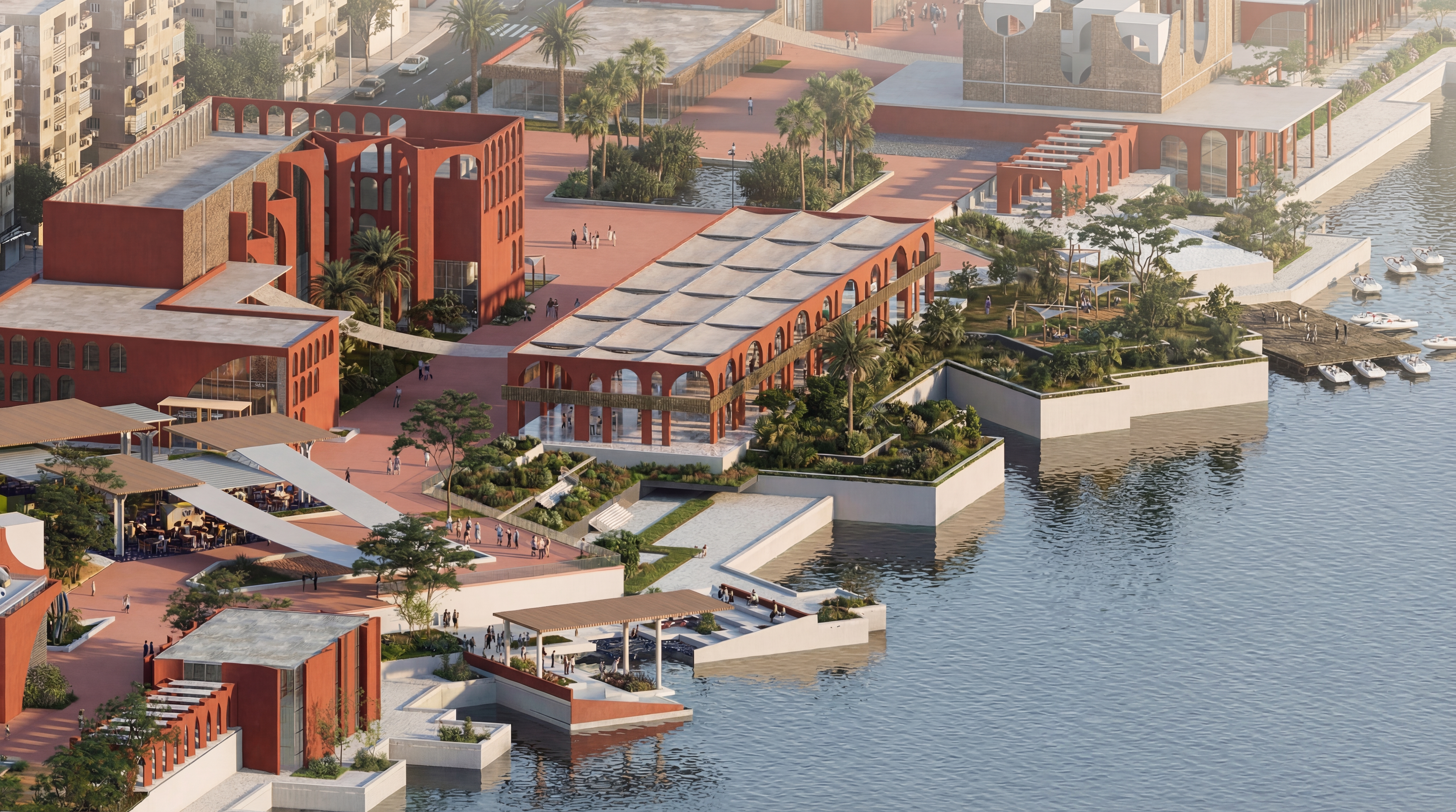 埃尔马尼亚勒城市设计丨开罗大学工程学院建筑系-6