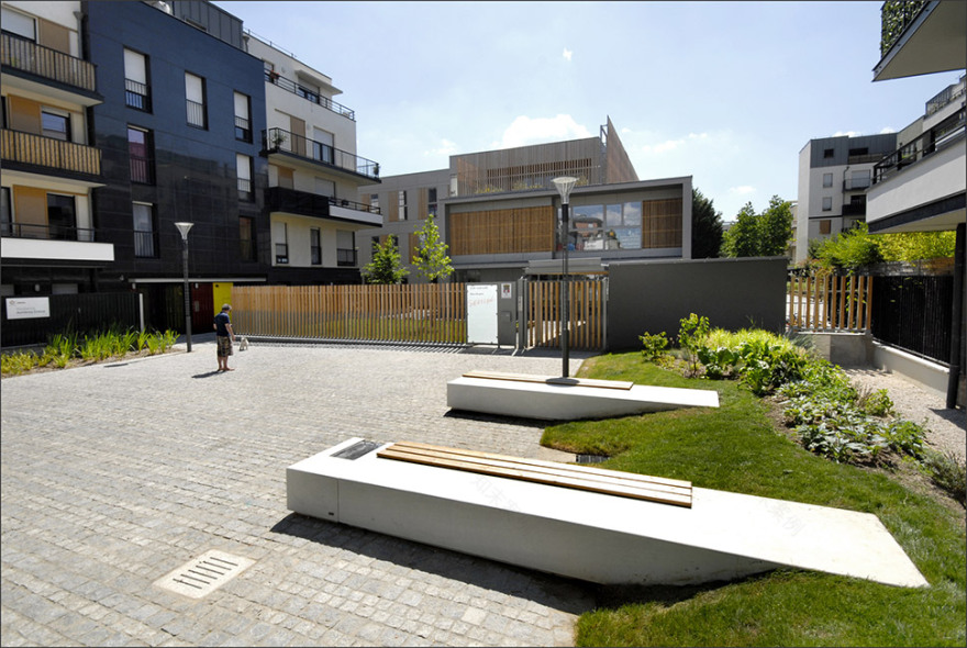 法国巴黎 Allée de Berlin Spandau 人行通道景观设计-18