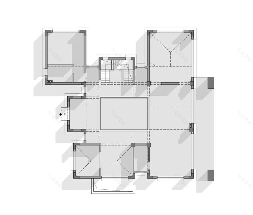 天井重构+楼梯移位,装下三代人的理想生活-12