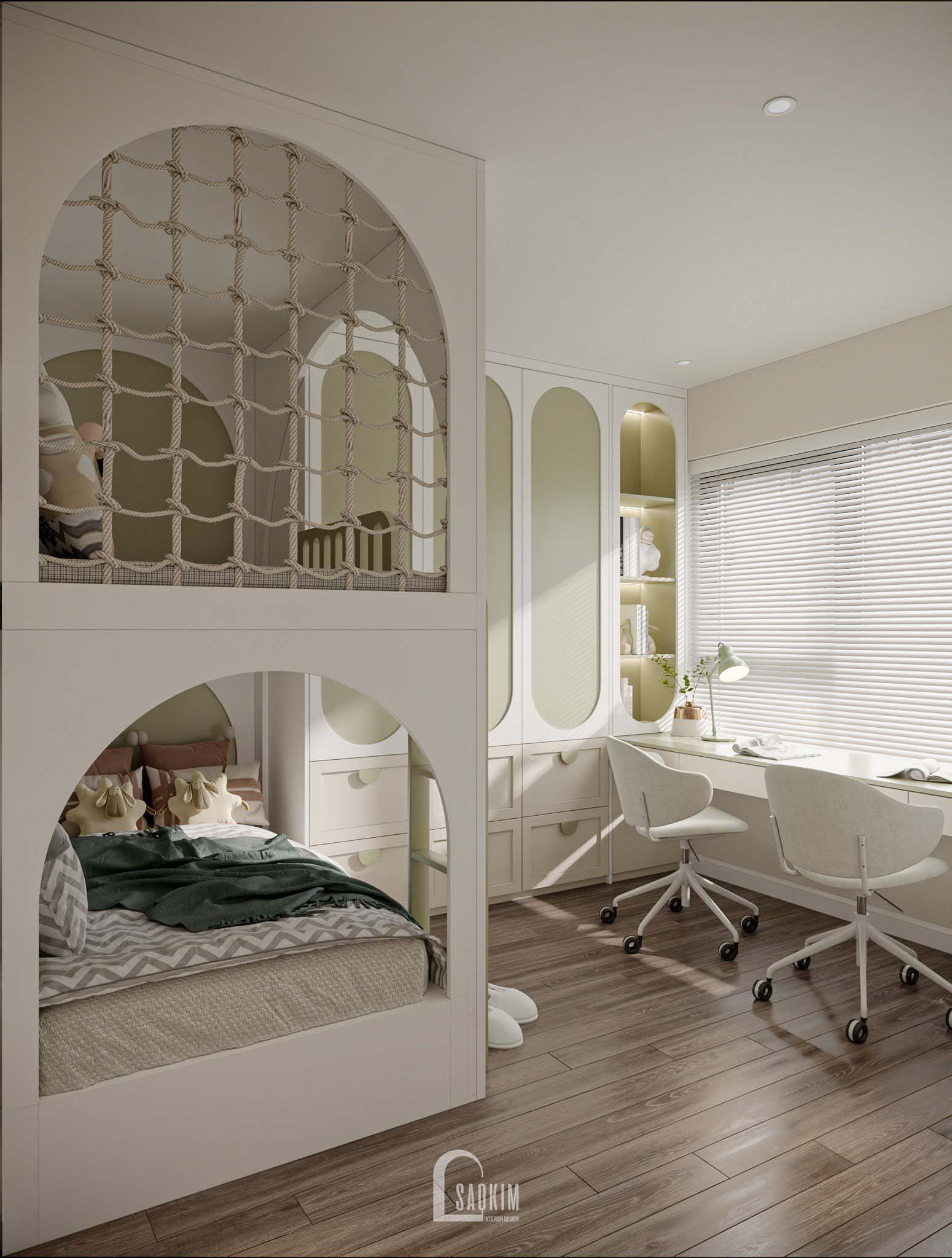 KoreanChic Style Apartment Interior-Vinhomes Ocean Park-19