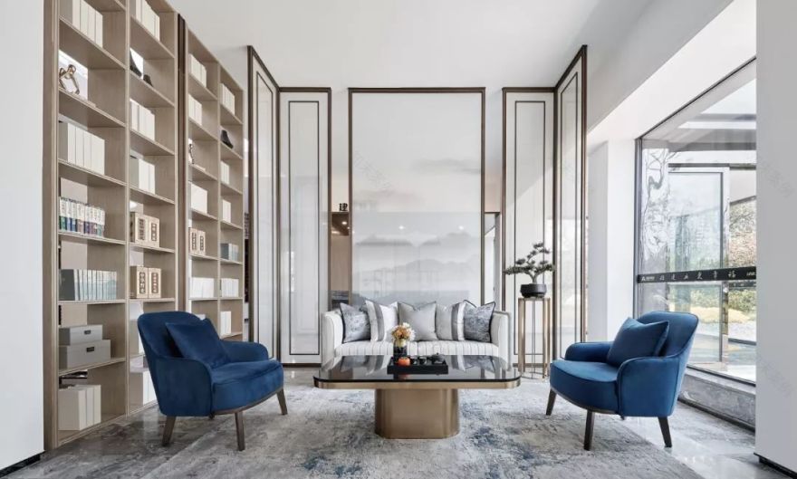 建业桂园销售中心 | 幽境中的艺术空间-21