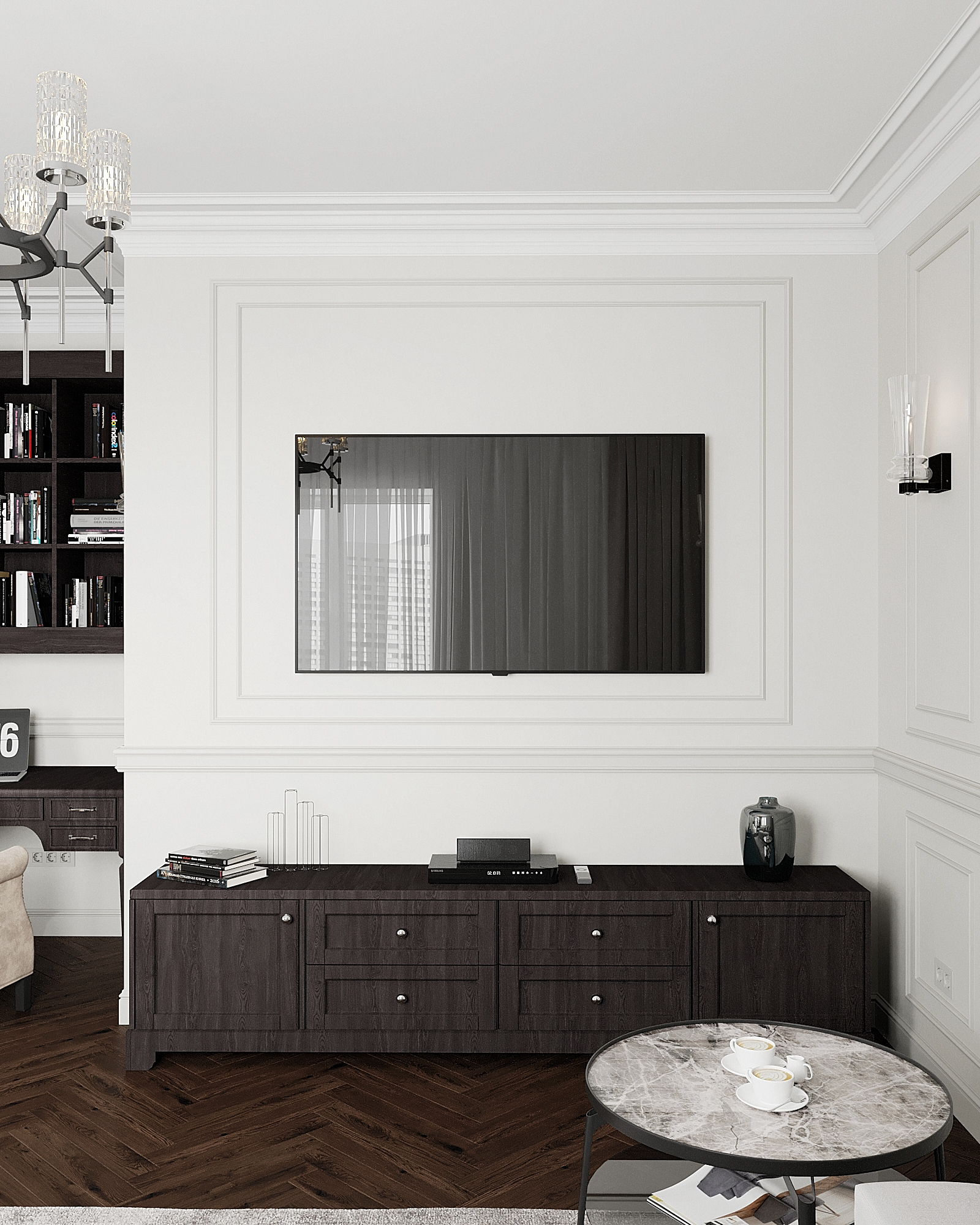 Kitchen living room visualization-8