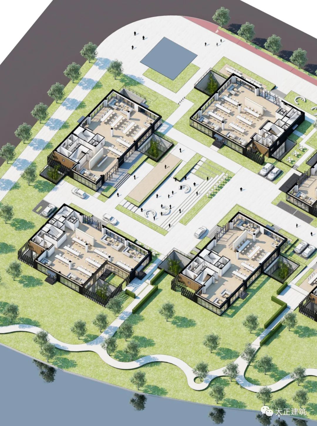 AI未来街区 · 穿街引园的生态创新设计丨中国上海丨Dplus studio大正建筑-31