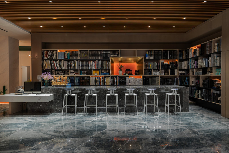 无锡 600㎡展厅极简轻奢风设计丨中国无锡-14