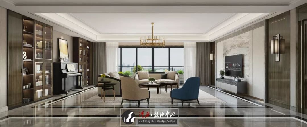 现代轻奢450㎡丨黎凡：以别样的设计，造就精致空间！-14