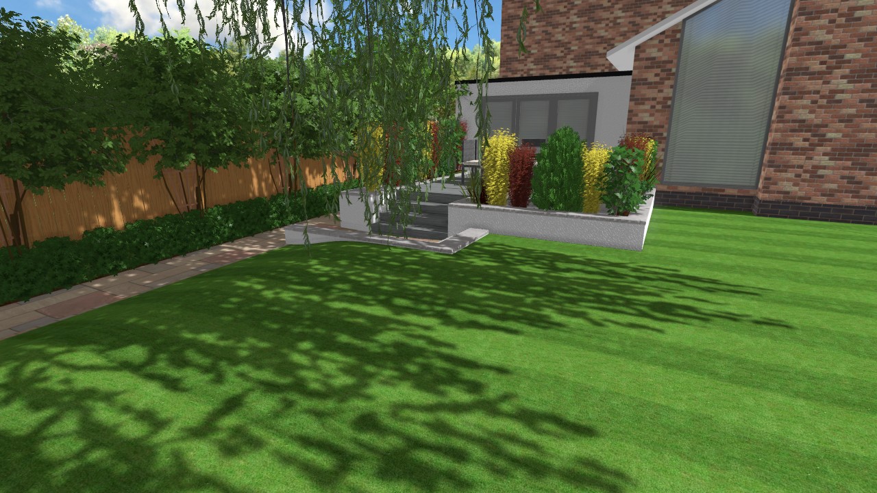 现代家庭花园丨Blue Iris Landscapes-10