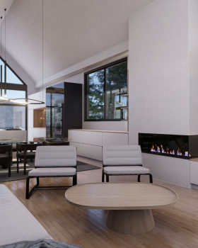 302号房屋平面图

注：Plan de maison常见意思是房屋平面图 ，Ë 在这里可能是输入错误，推测原文可能是 302 相关的编号 丨Leguë Architecture