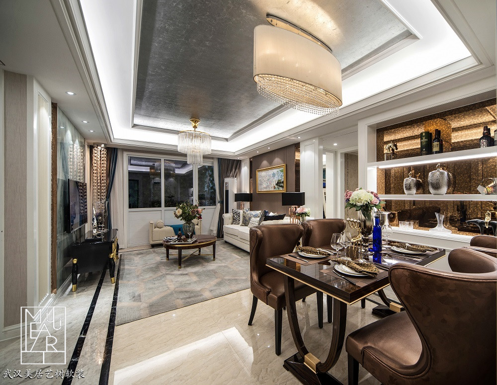 汉阳人信汇•天誉样板间三部曲之新古典风格-2