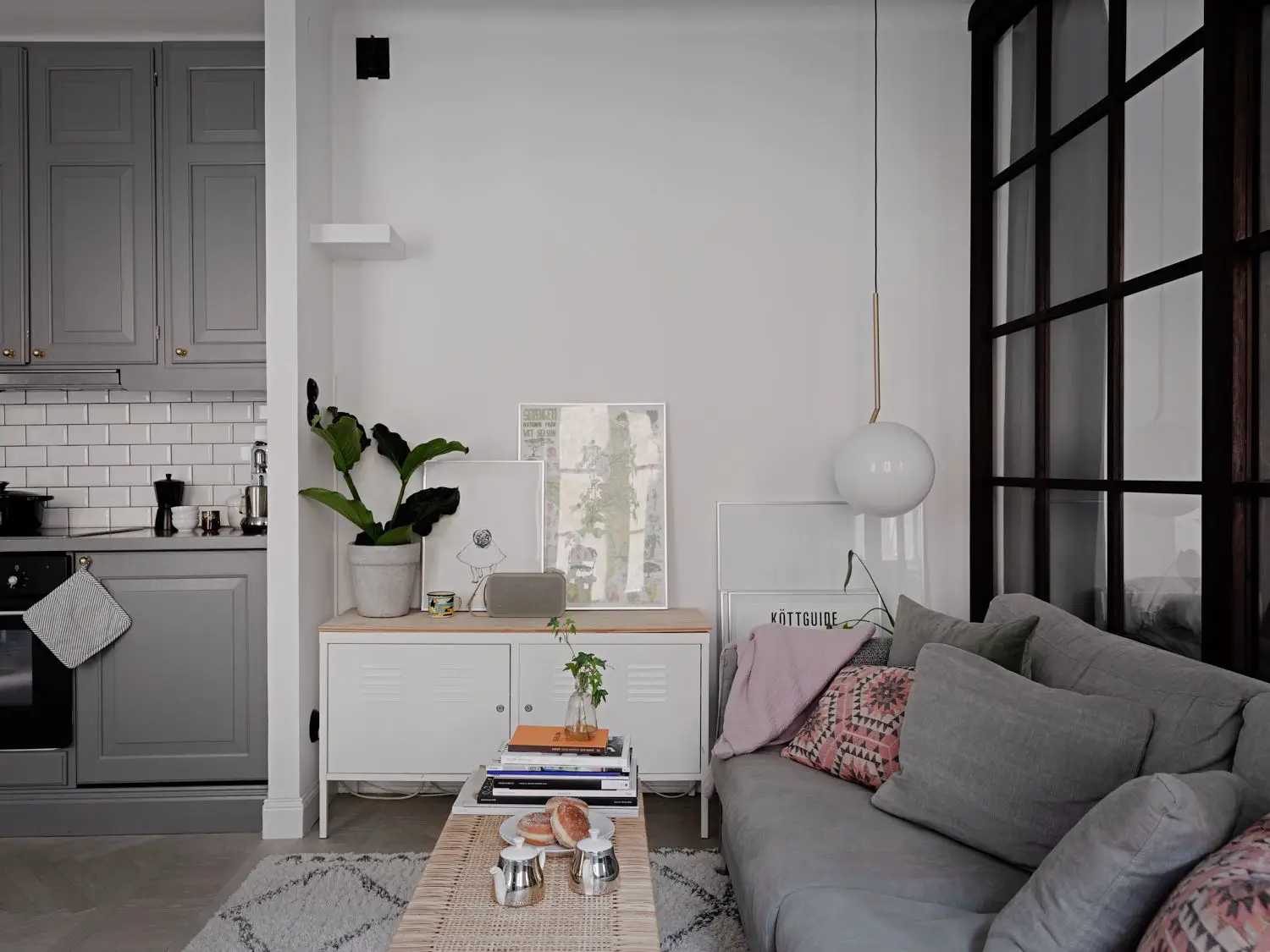 39m²小户型的扩容秘诀 | 简单玻璃墙设计-3