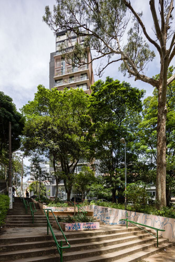 巴西 Vila Madalena 区 Harmonia 1250 建筑丨巴西圣保罗丨Triptyque-41