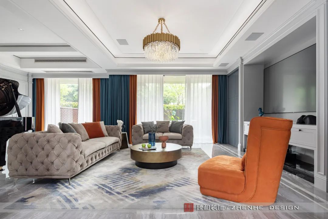 长峙岛香樟园 | 现代美式风格的温润之家-24