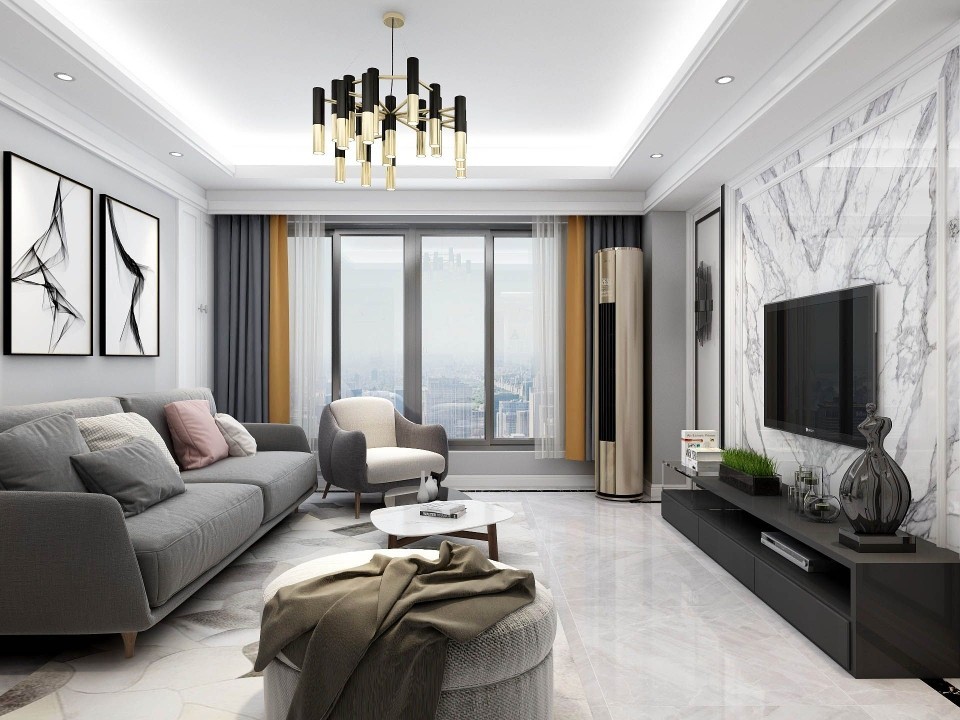 现代简约风三居室设计-3