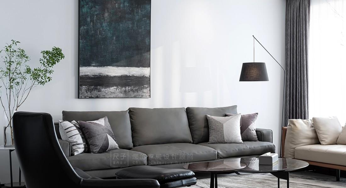 深圳掬月半山简约风格室内设计-11