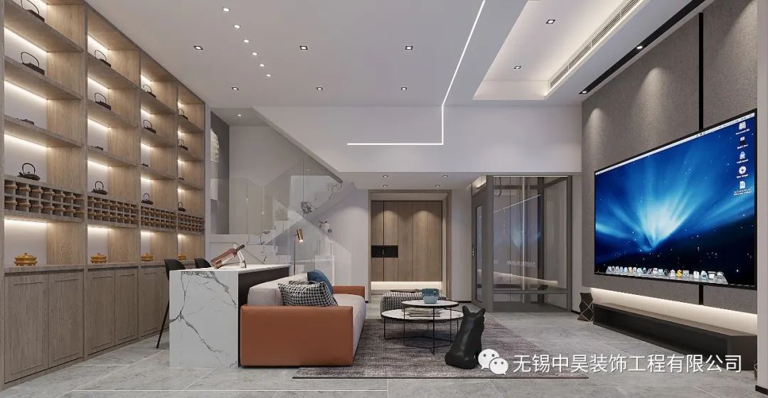 金轮·湖晓兰庭 | 现代中式风格别墅设计-21