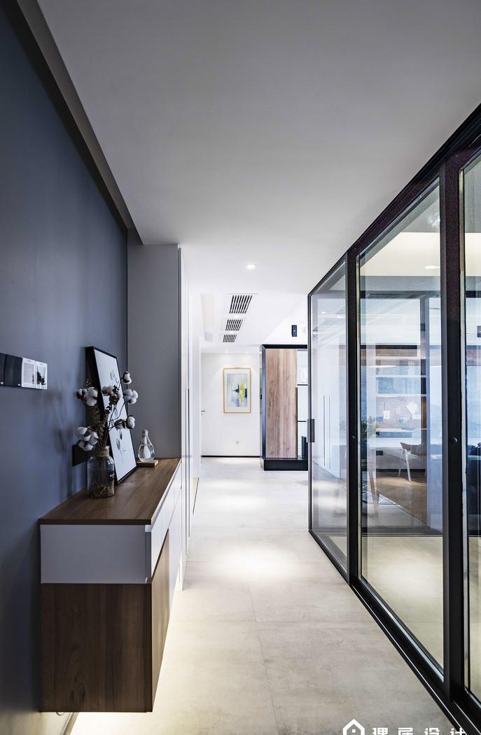 理居设计丨小户型全开放餐厨客书房,空间利用最大化-15