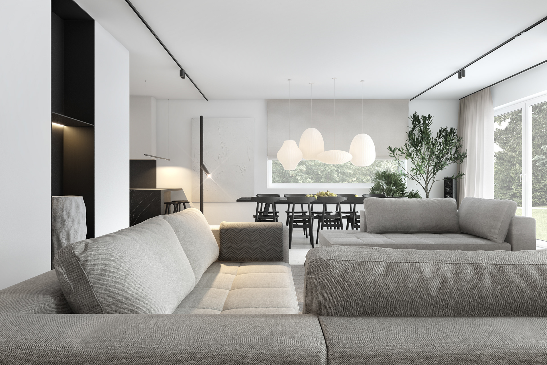 白色系+高级黑 极简主义的极简美-6